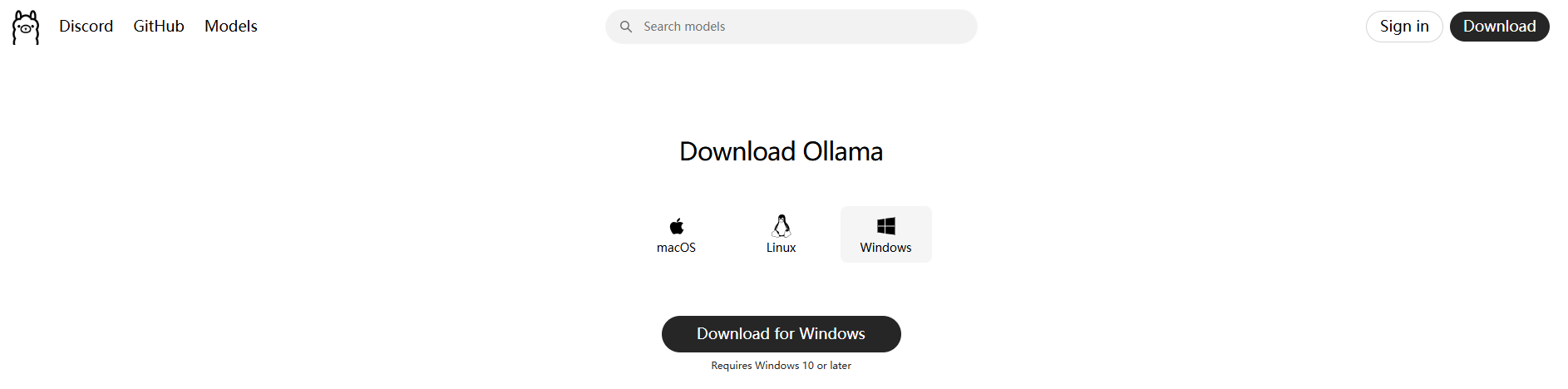 download ollama