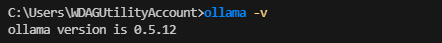 ollama version